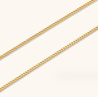 5mm Gold Cuban Chain