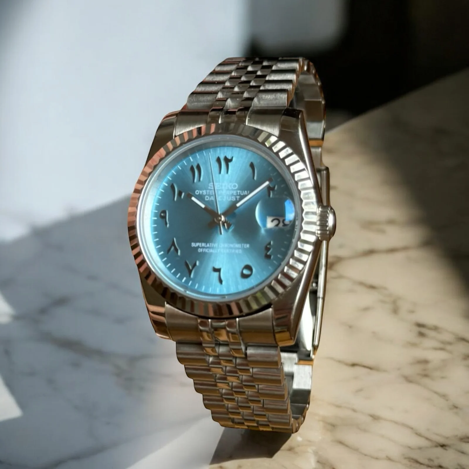 Seiko Mod Nautilus | Tiffany Blue