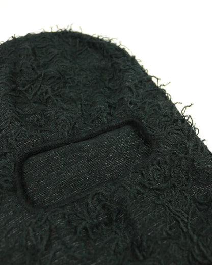 Black Distressed Balaclava