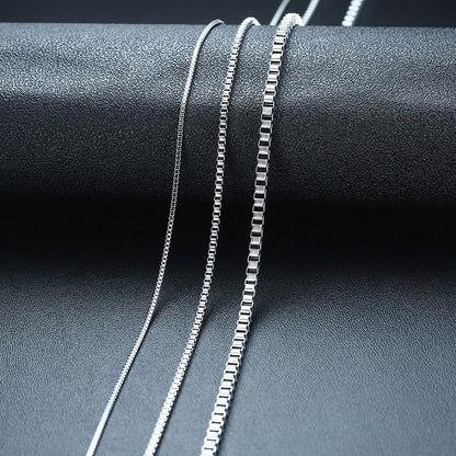 2mm Classic Men's Minimal Box Cuban Chain