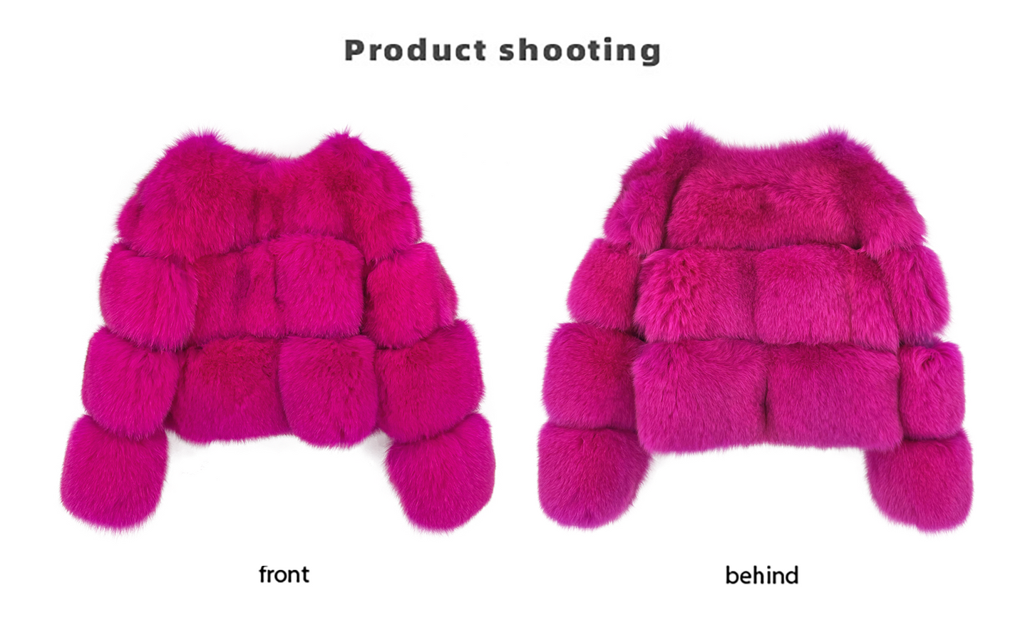 Hot Pink Faux Fur Jacket