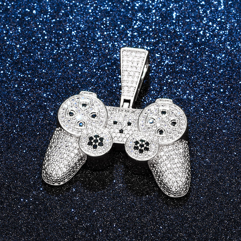 Blinged Out PS Controller Pendant Necklace