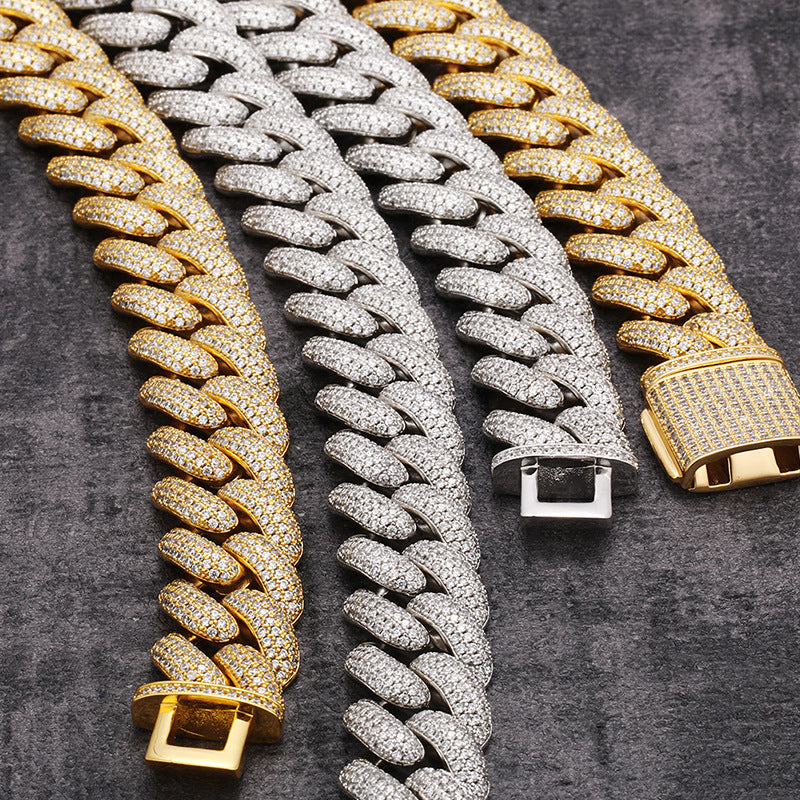 Thicc AF 20MM Fully Iced Out Diamond Cuban Link Chain