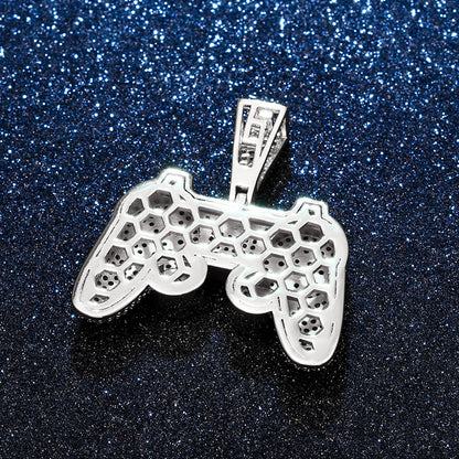 Blinged Out PS Controller Pendant Necklace