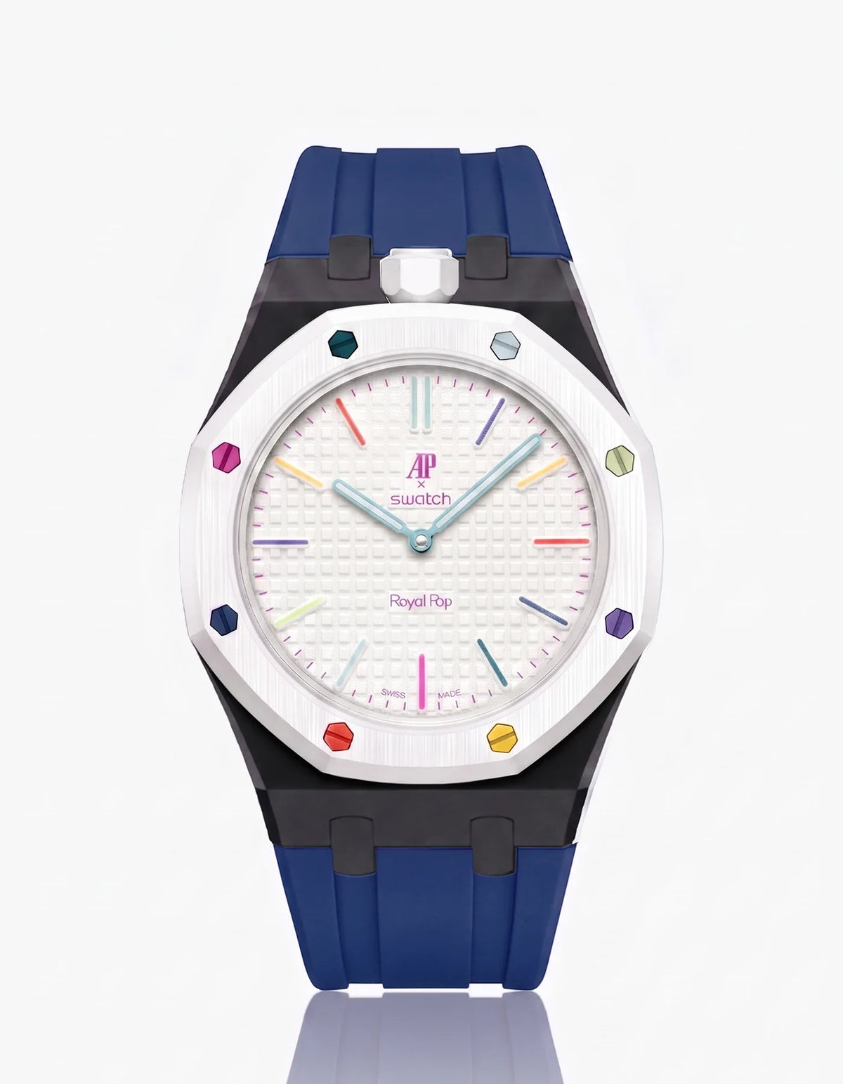 combo::black::rubber-strap-for-ap-x-swatch-royal-pop-navy-blue