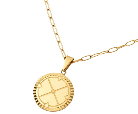 Engravable Compass Necklace