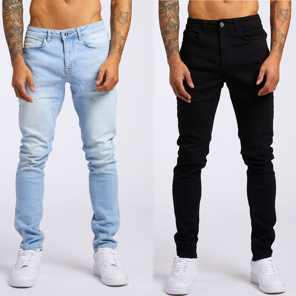 Mr. Worldwide Slim High Waist Denim Jeans