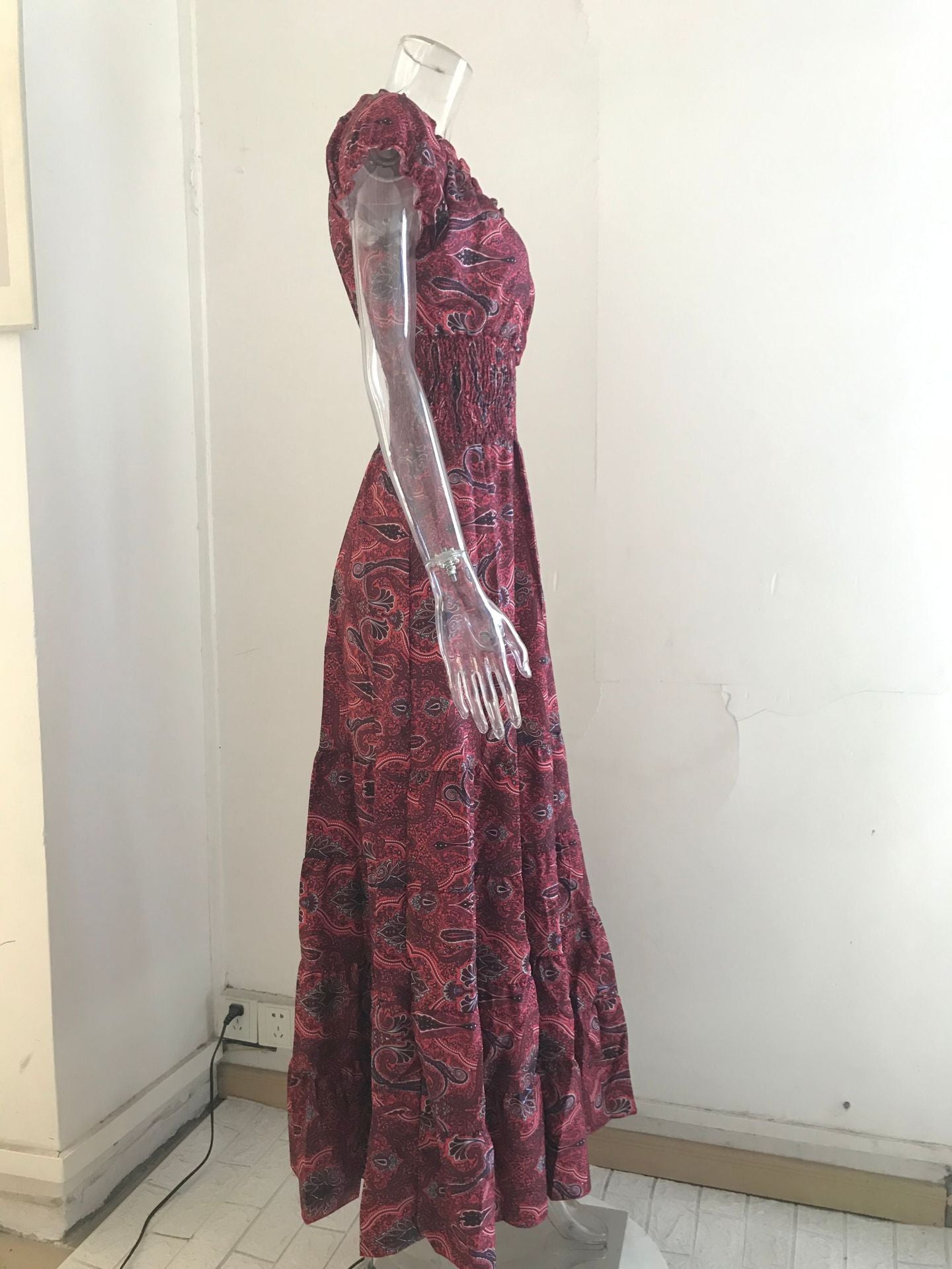 Barbara Printed Maxi Summer Dress