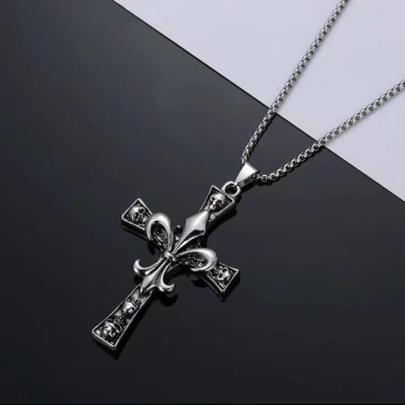 Skull Cross Necklace