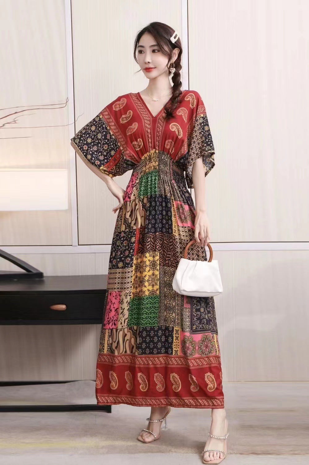 Retro Bohemian Summer Dress