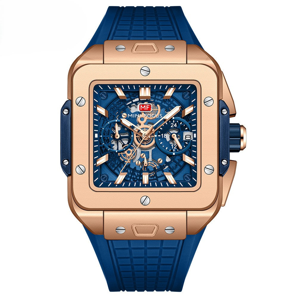 VVS Luxury Sporty Square-Shaped Men's Watch