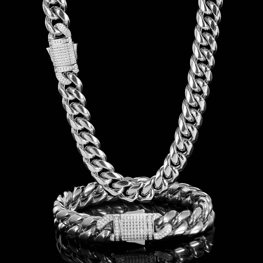 Gold 12MM Miami Cuban Chain