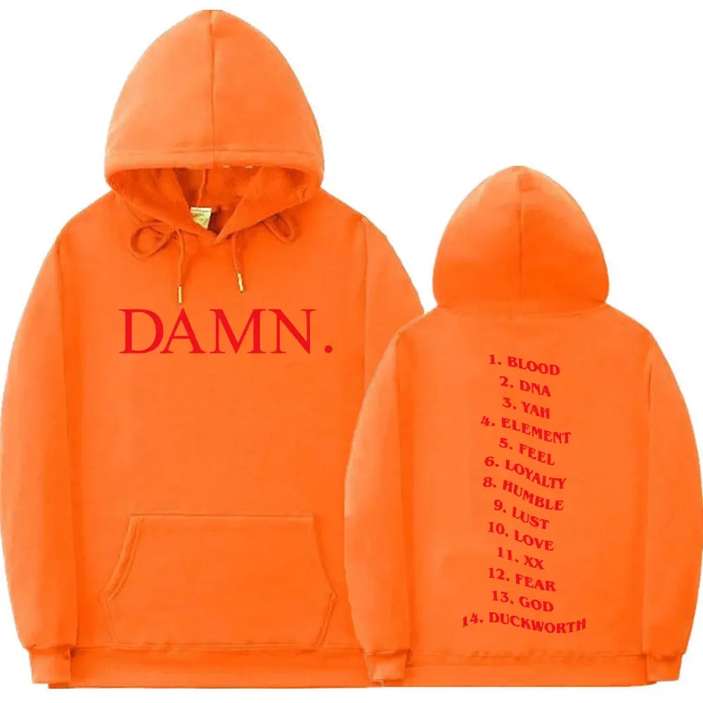 Damn Kendrick Lamar Graphic Hoodies Pullover Sweatshirt