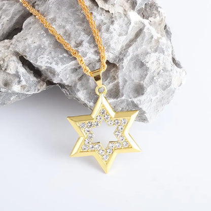 Classic Charm Judaism Amulet Pendant Necklace
