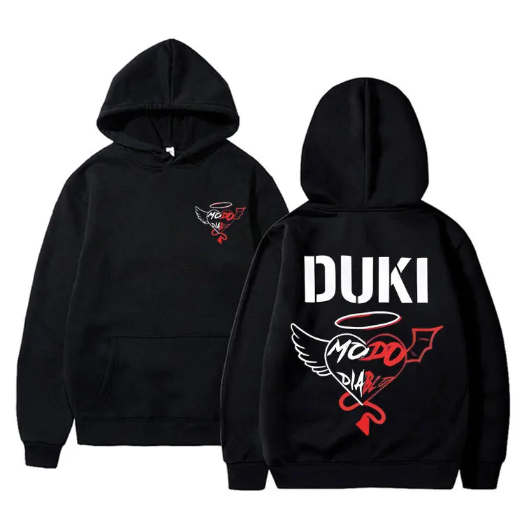 Duki Merch Graphic Hoodie