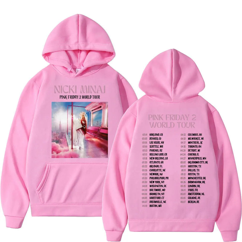 Nicki Minaj Pink Friday 2 World Tour Graphic Hoodies