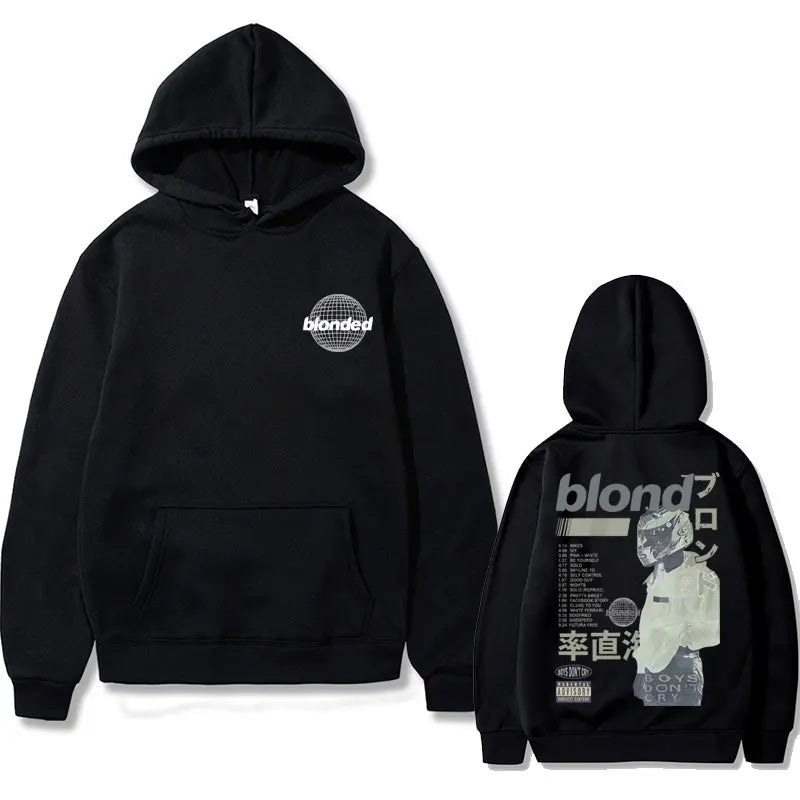 Frank Ocean "Blond" Album Art Graphic Hoodie