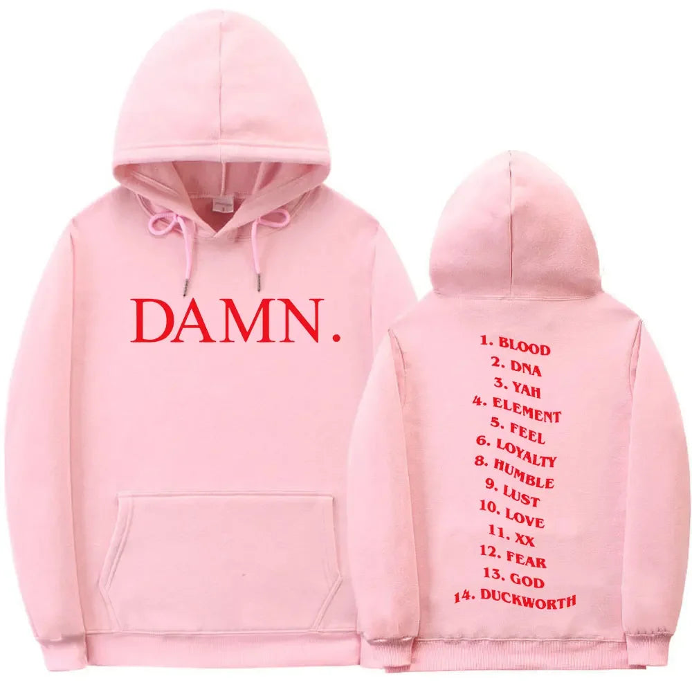 Damn Kendrick Lamar Graphic Hoodies Pullover Sweatshirt