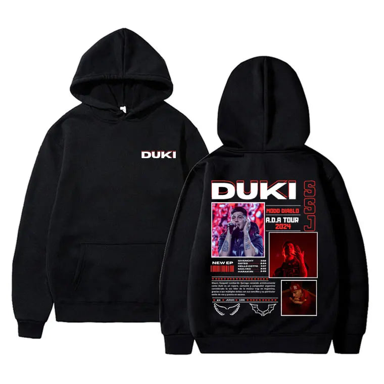 Duki Merch Graphic Hoodie