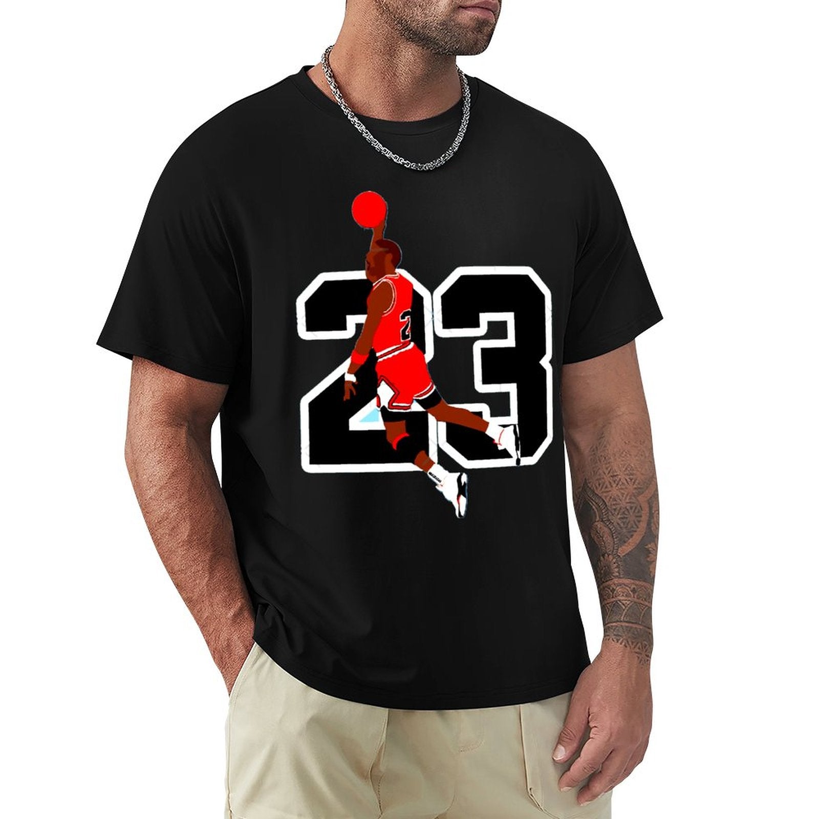 Basketball Star Michael Jordan 23 Graphic T-Shirt