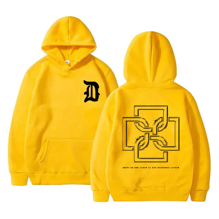 Duki Merch Graphic Hoodie