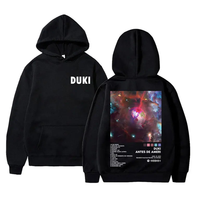 Duki Merch Graphic Hoodie