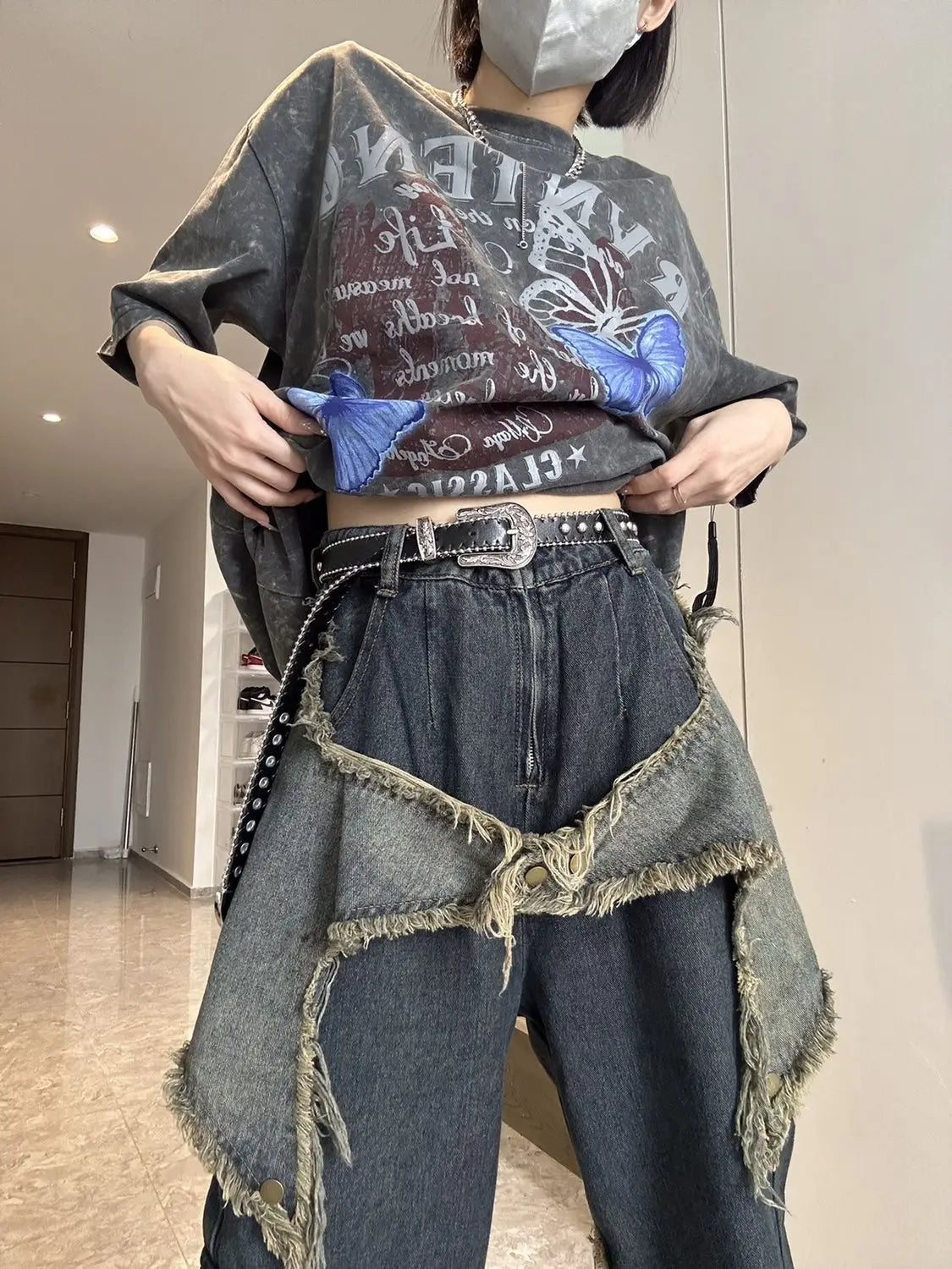 Vintage Oversize Star Aesthetic Pants