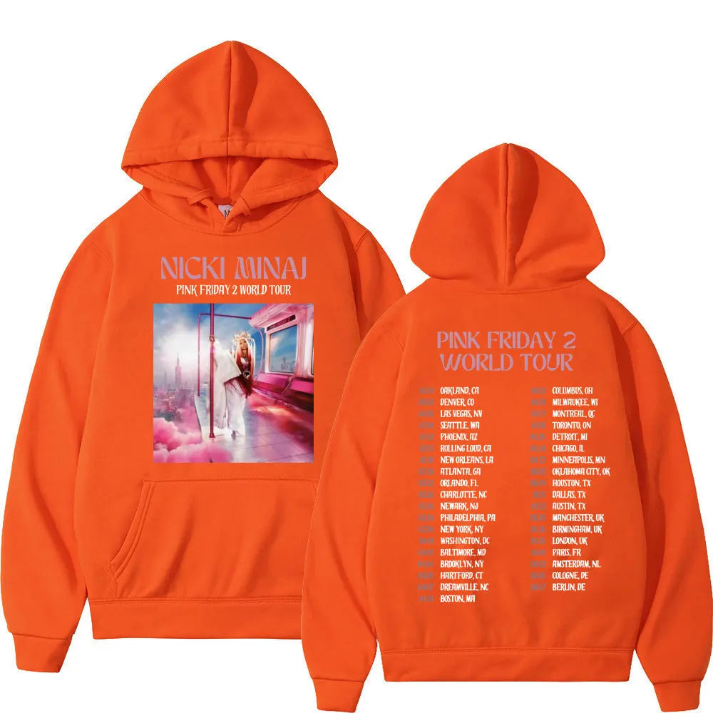 Nicki Minaj Pink Friday 2 World Tour Graphic Hoodies