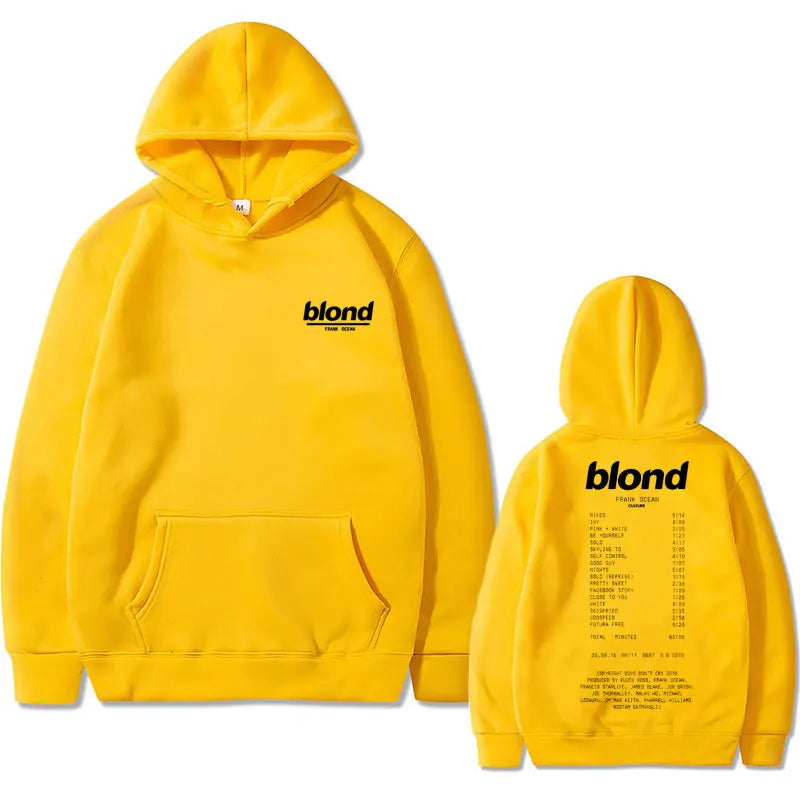 Frank Ocean "Blond" Album Art Graphic Hoodie