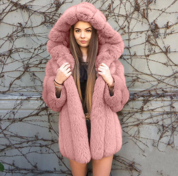 Chic Faux Fox Fur Jacket