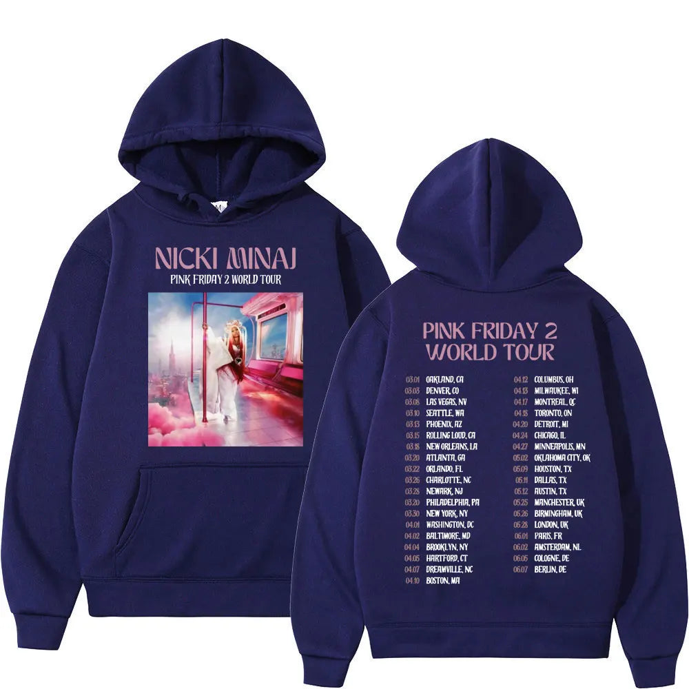 Nicki Minaj Pink Friday 2 World Tour Graphic Hoodies