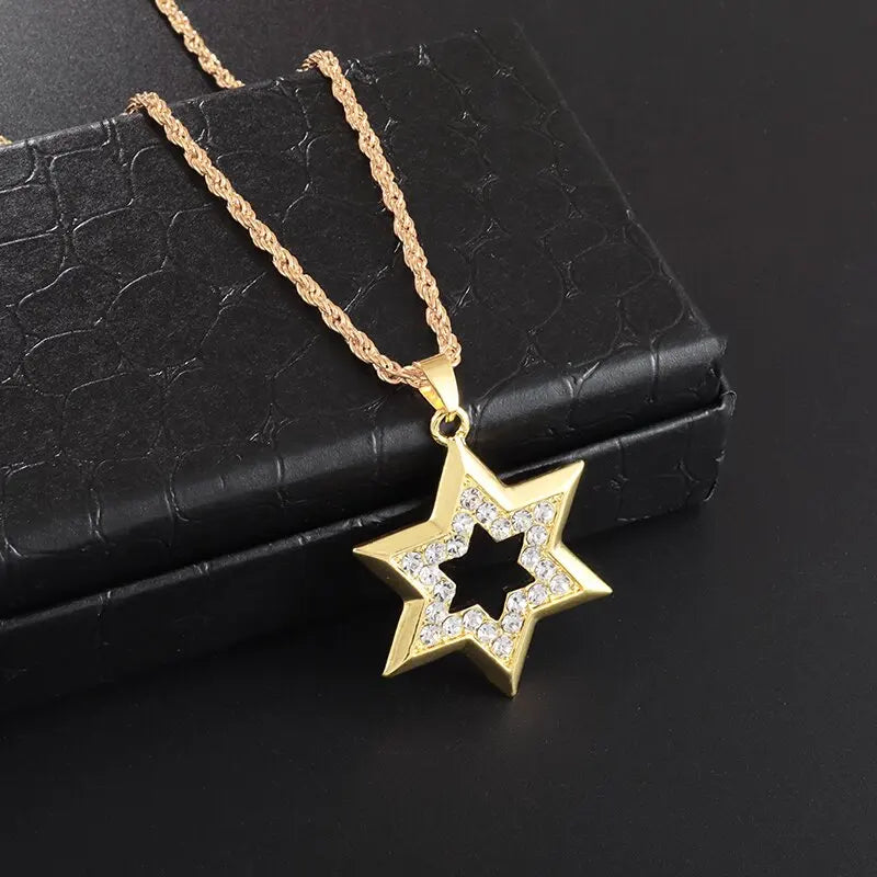 Classic Charm Judaism Amulet Pendant Necklace