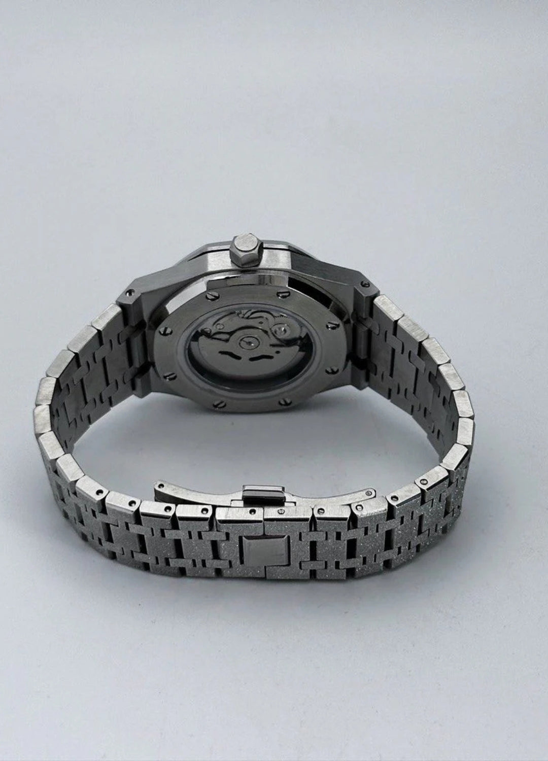 Seiko Mod Frosted Royal Oak | Silver