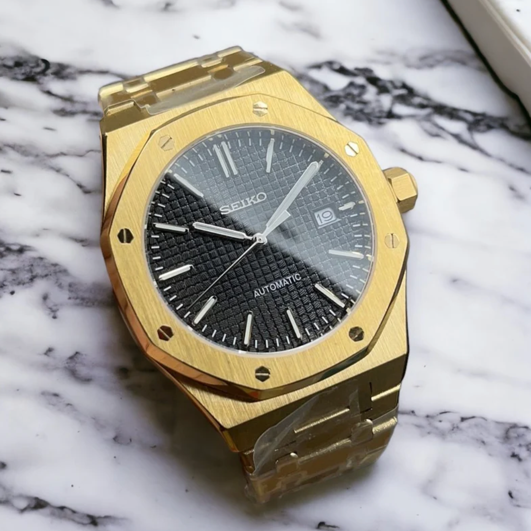 Seiko Royal Oak Mod | Gold