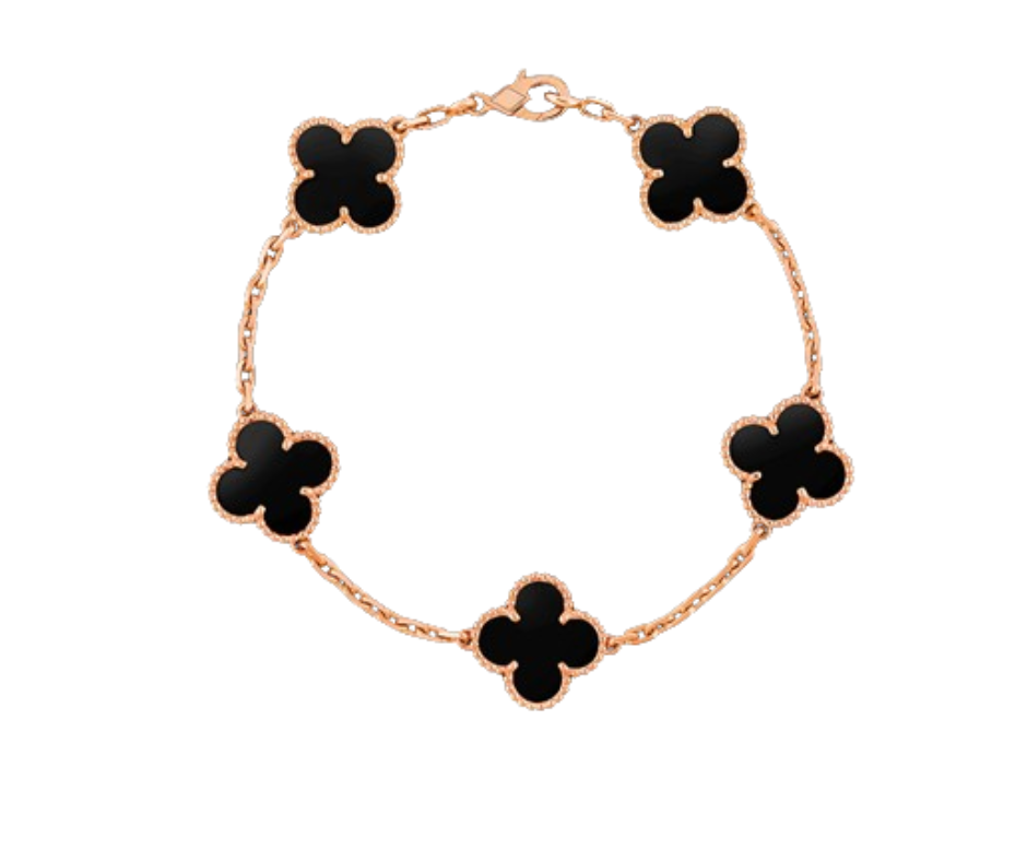 Clover Motif Alhambra Bracelet - 18k Gold