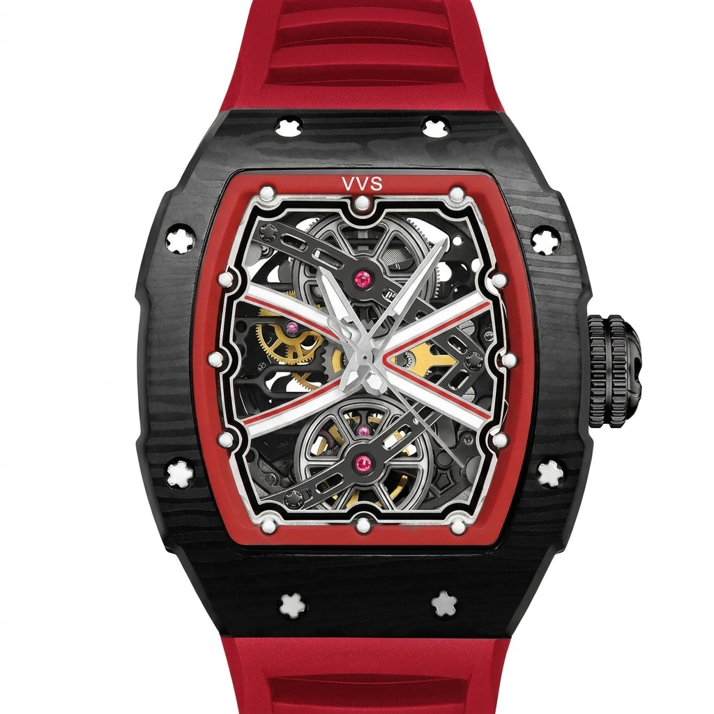 VVS Watches™ Tonneau | The Runway Skeleton