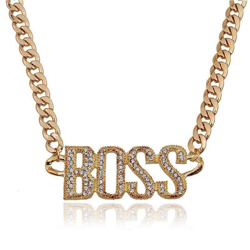 Hip Hop Fresh Jewelry hip hop jewelry Boss Cuban Link Necklace