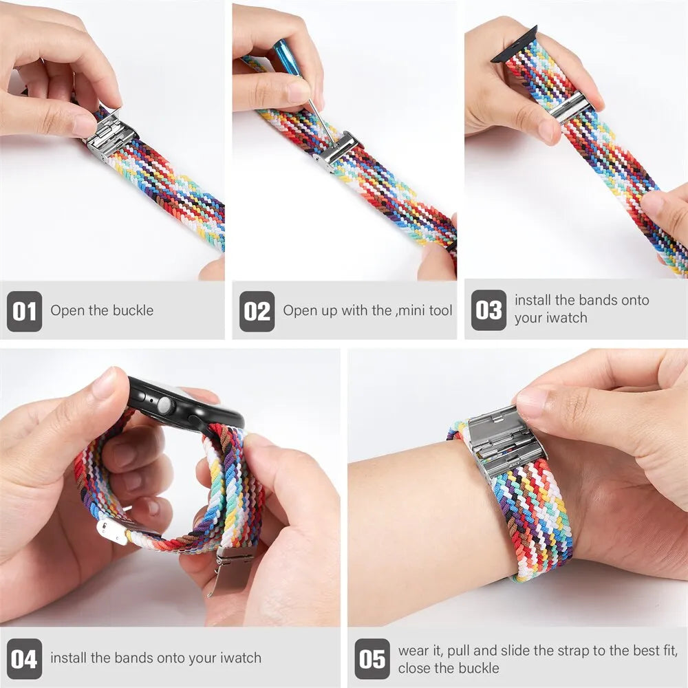 2 for 1 Braided Loop Apple Watch Band - BOGO