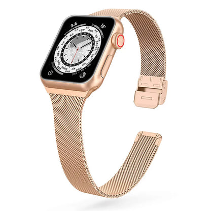 Slim Fit Metal Apple Watch Band