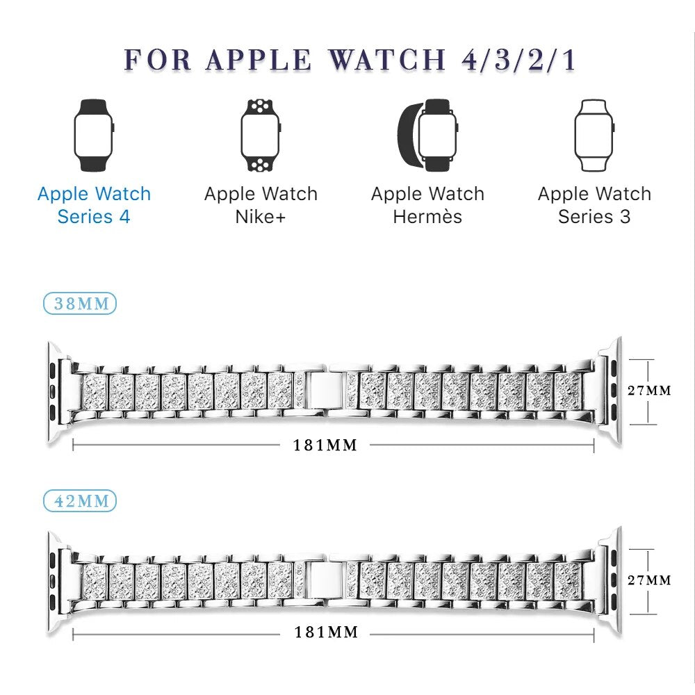 Bling Diamond Apple Watch Band