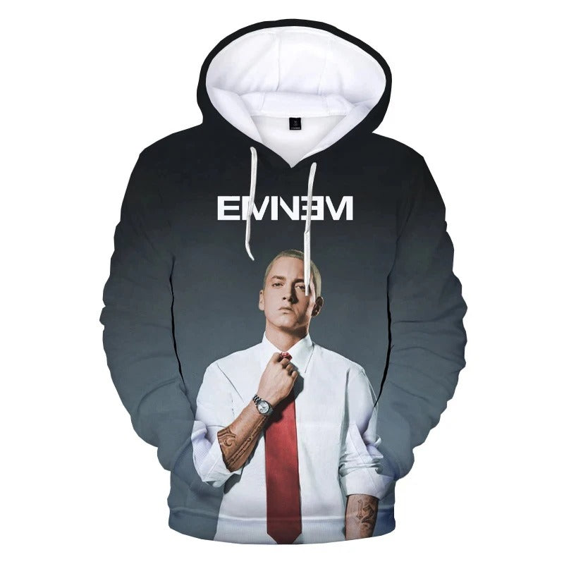 Eminem 3D Graphic Print Autumn and Winter Hoodies