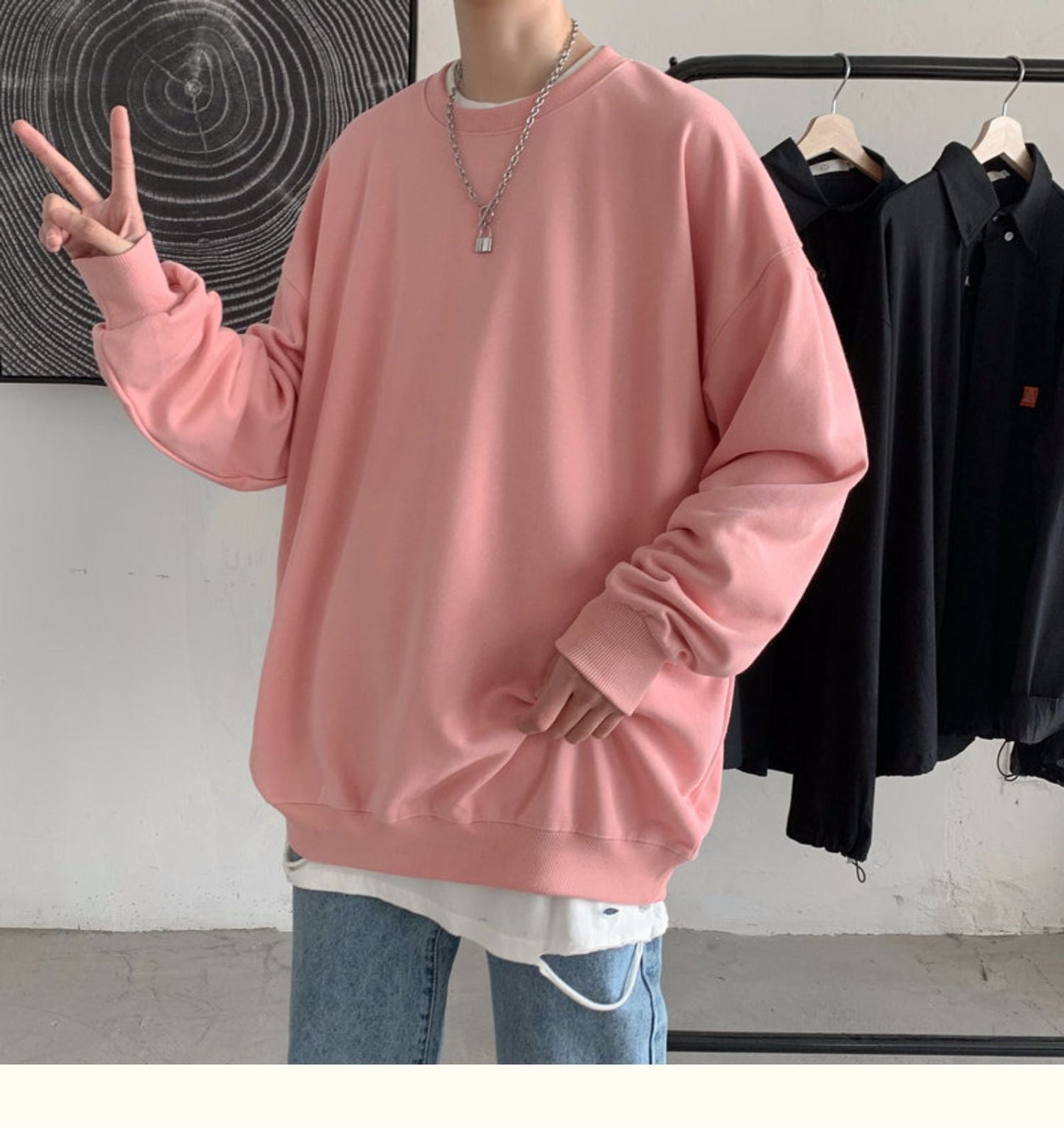 CrewCode Oversized Sweatshirt