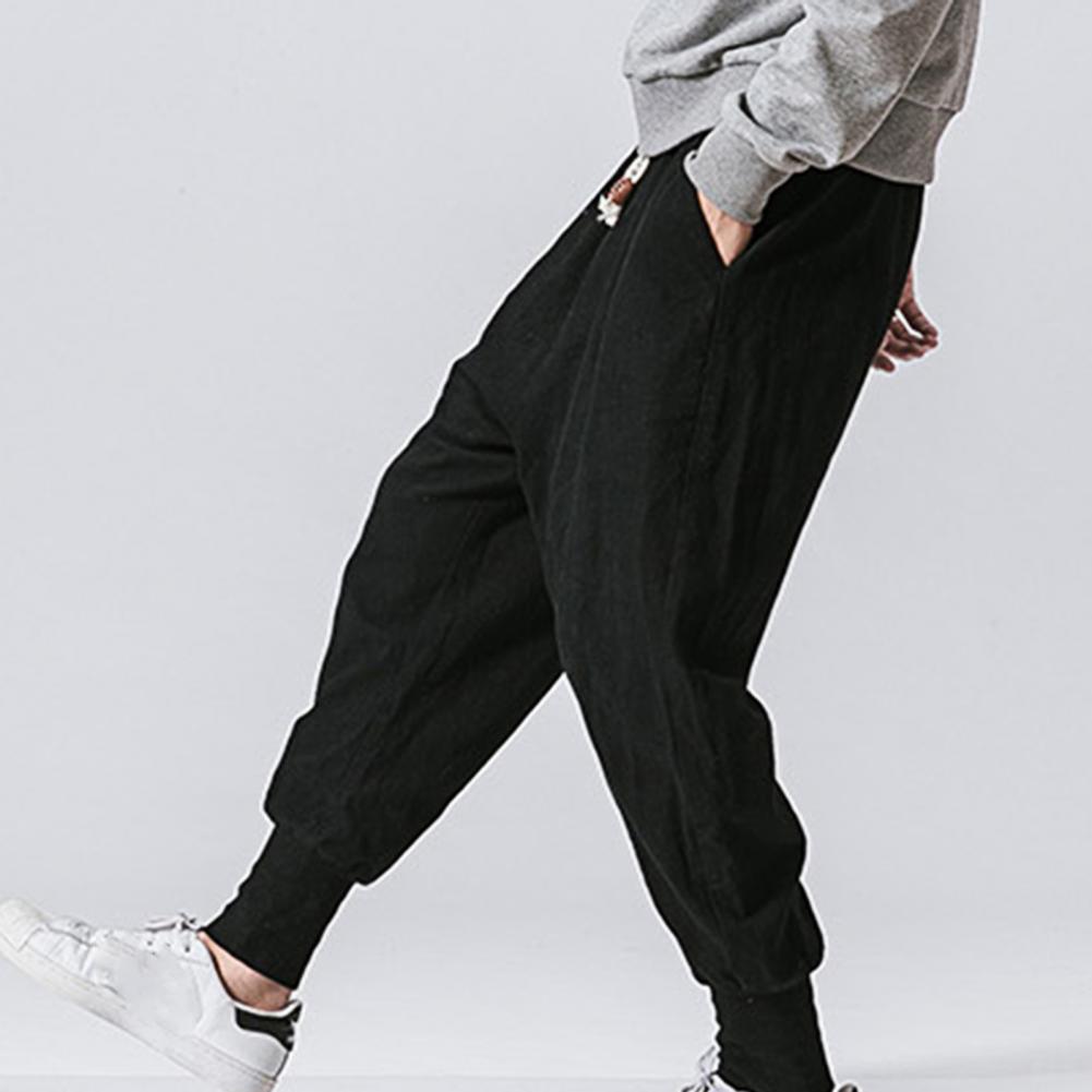 Drop-crotch Baggy Jogging Pants