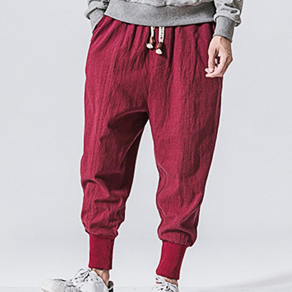 Drop-crotch Baggy Jogging Pants