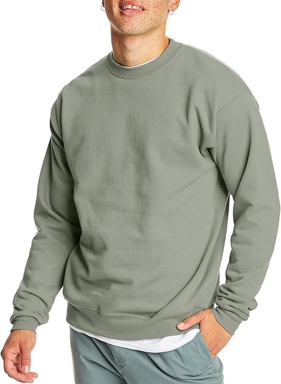 EcoSmart Fleece Pullover Crewneck Sweatshirt for Men