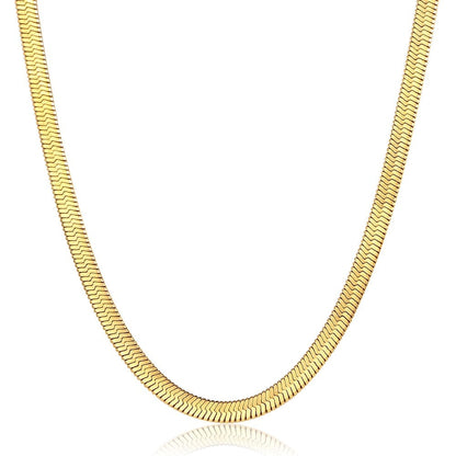 VVS Jewelry hip hop jewelry 3MM Adjustable Herringbone Choker Chain