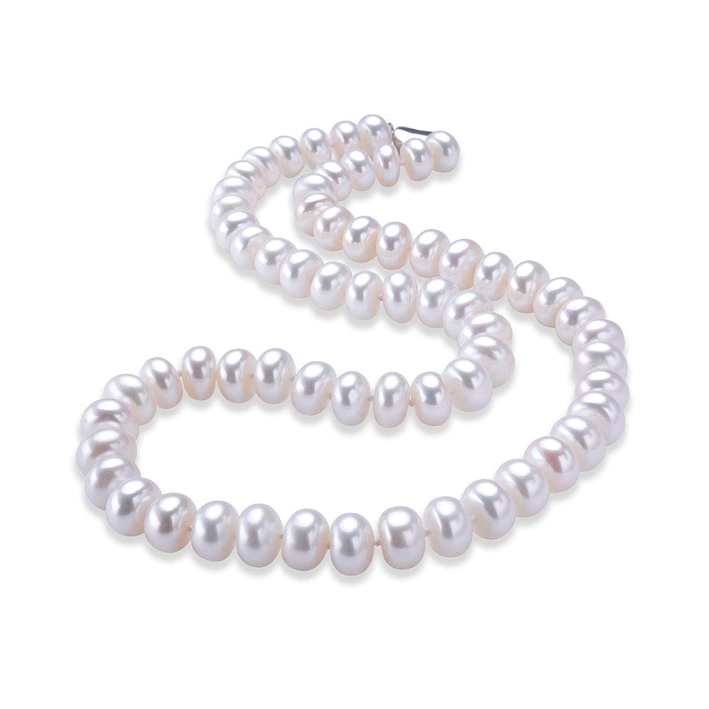 VVS Jewelry hip hop jewelry 7mm-10mm Large Cultured Pearl Necklace