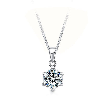 VVS Jewelry hip hop jewelry 925 Sterling Silver 1ct/2ct/3ct VVS1 Moissanite Diamond Necklace