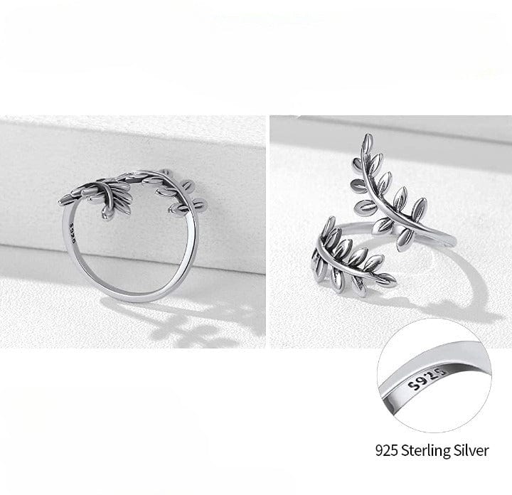 VVS Jewelry hip hop jewelry Adjustable Leaf 925 Sterling Silver Toe Ring