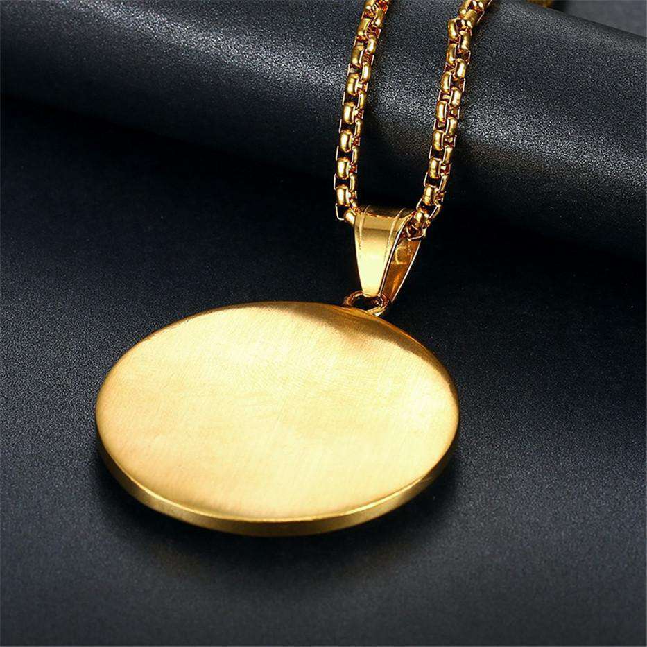 VVS Jewelry hip hop jewelry Allah Iced Gold Medal Pendant + Chain